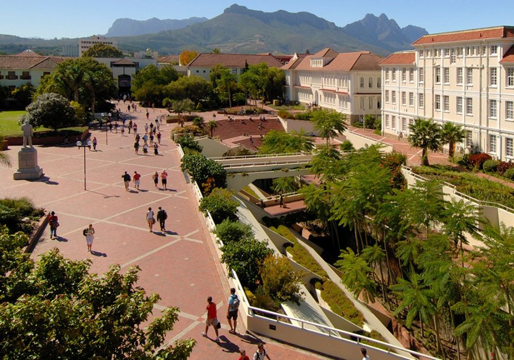 Stellenbosch University Campus in South Africa.